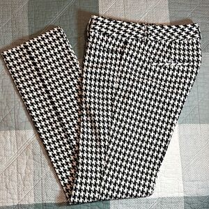 Express Columnist Pants‎ – 2R, Black & White Houndstooth Trousers